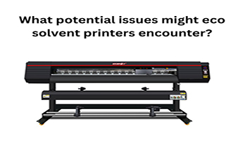 What potential issues might eco solvent printers encounter?