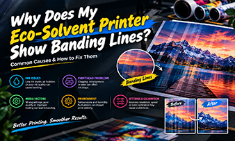 Why Does My Eco-Solvent Printer Show Banding Lines? 