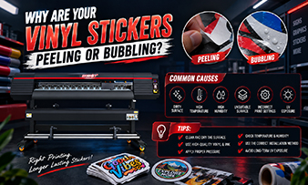 Why Are Your Vinyl Stickers Peeling or Bubbling? Fix Guide