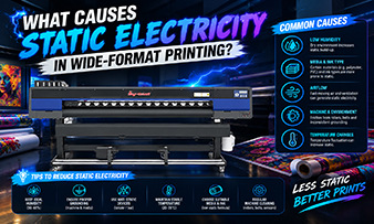 What Causes Static Electricity in Wide-Format Printing? Fix Guide